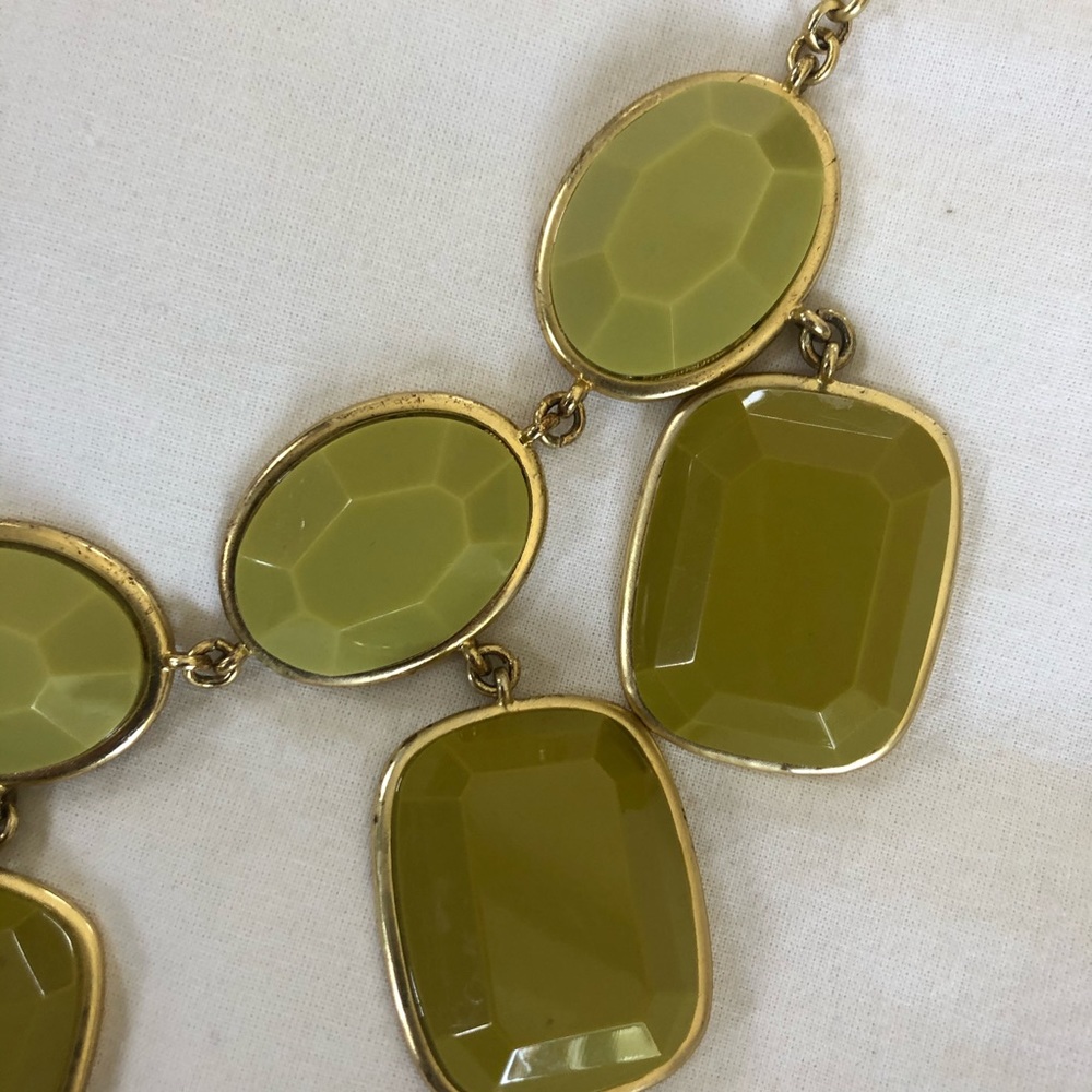 Jcrew. Green Statement Necklace. - image 2